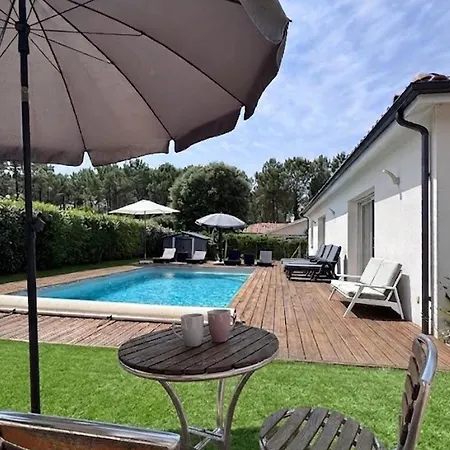 Avec Piscine, Wifi - 10 Pers. - Fr-1-878-83 Villa Moliets-et-Maa